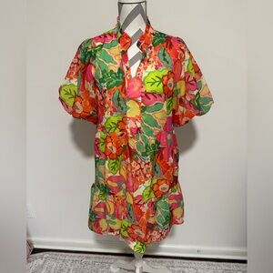 THML Multicolor Ruffled Garment